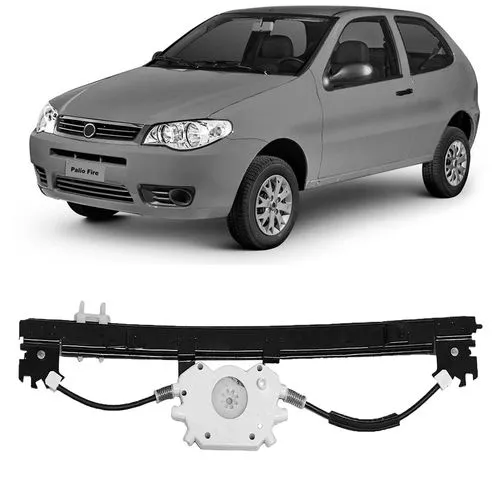 Máquina Vidro Elétrico Sem Motor Fiat Pal...